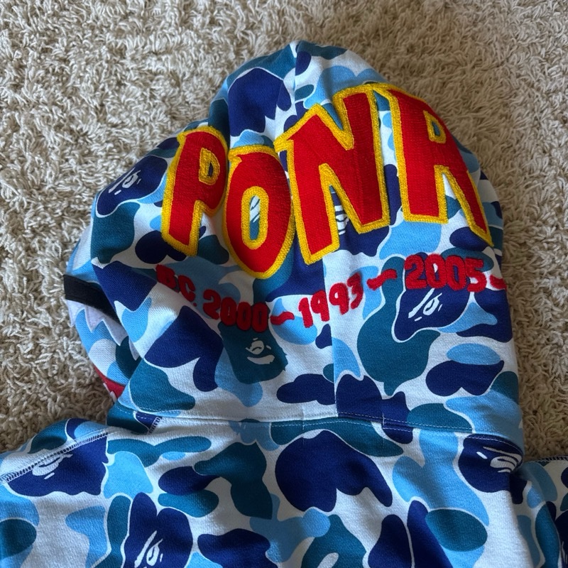 A BATHING APE® ABC CAMO 迷彩鯊魚全拉鍊連帽衫-1