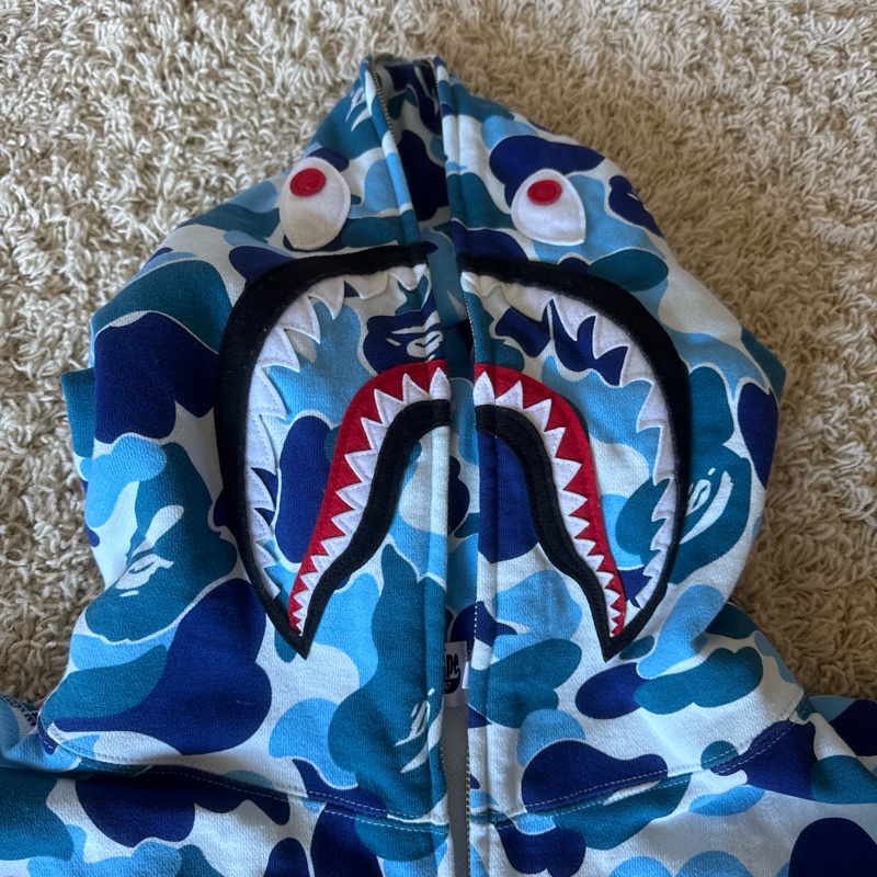 A BATHING APE® ABC CAMO 迷彩鯊魚全拉鍊連帽衫-6