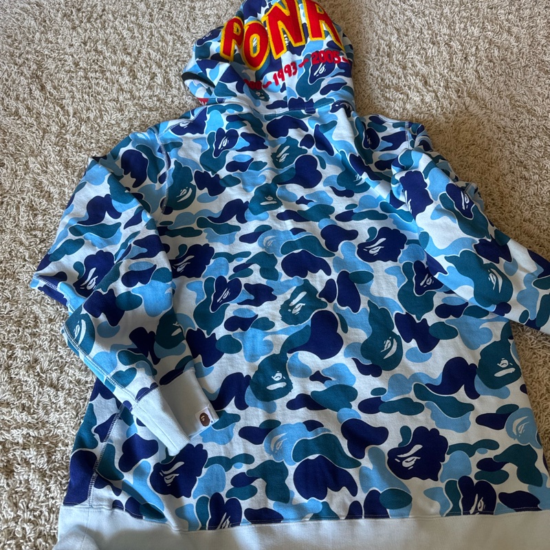 A BATHING APE® ABC CAMO 迷彩鯊魚全拉鍊連帽衫-7
