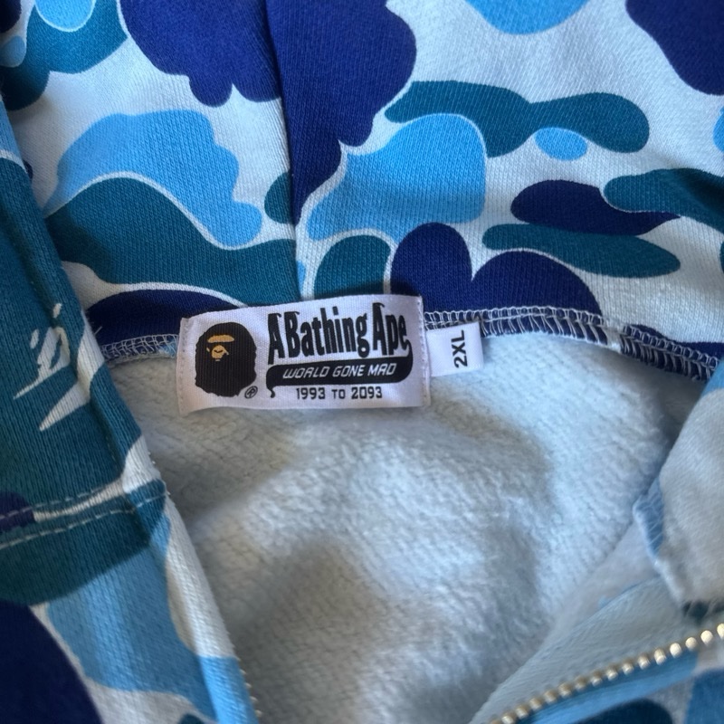 A BATHING APE® ABC CAMO 迷彩鯊魚全拉鍊連帽衫-11