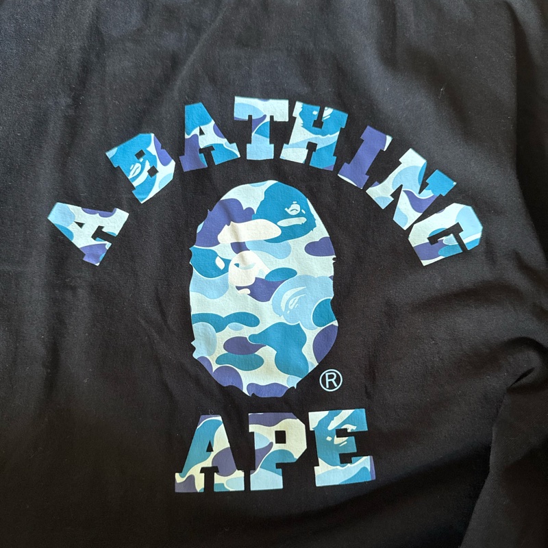 A BATHING APE® Abc Camo College Tee-9