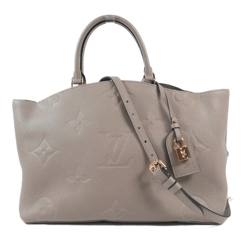 LOUIS VUITTON Monogram Empreinte Grand Palais金扣手挽肩背兩用袋