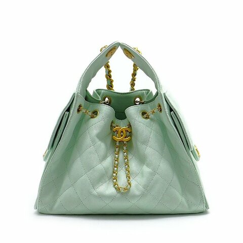 CHANEL 25 Hobo bag - 小號薄荷綠金