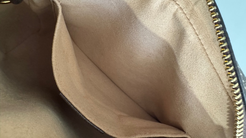 GUCCI Ophidia 琺瑯LOGO帆布紅綠條紋斜背包(棕)-10