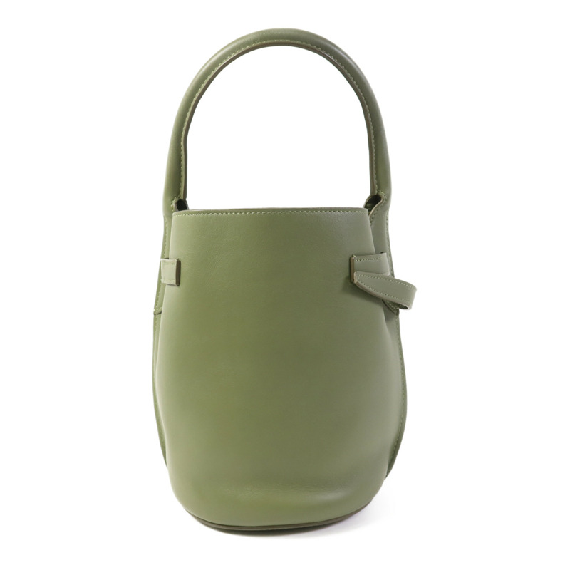 CELINE 牛皮皮革Nano Bucket銀扣手挽肩背兩用袋-1