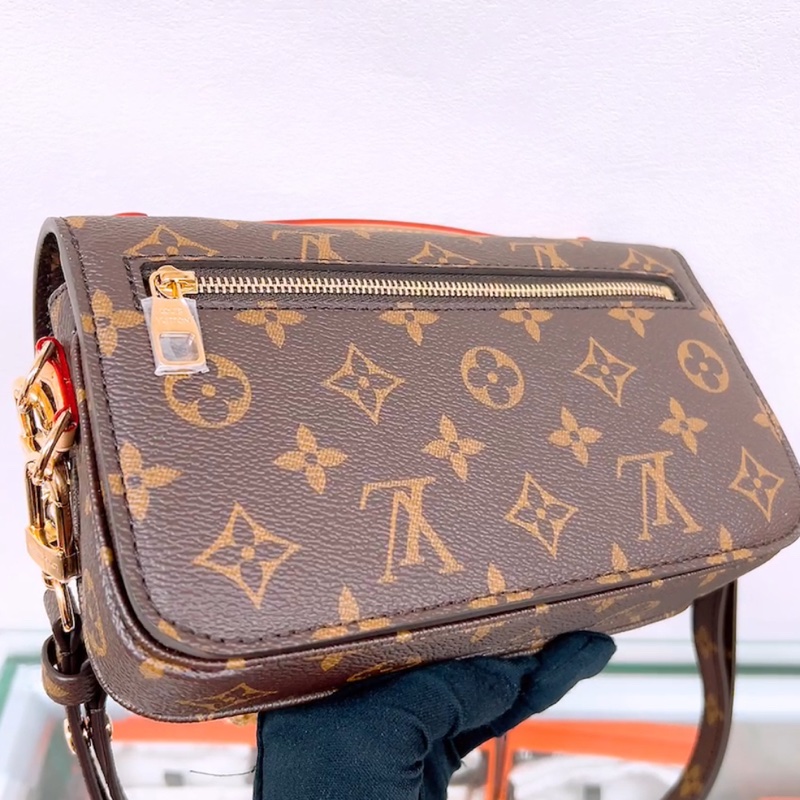 Lv metis pochette east west 老花橫版郵差包-8