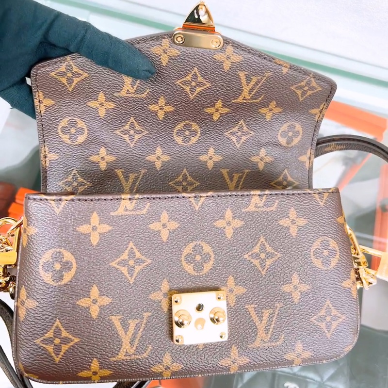 Lv metis pochette east west 老花橫版郵差包-11