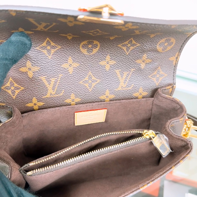 Lv metis pochette east west 老花橫版郵差包-12