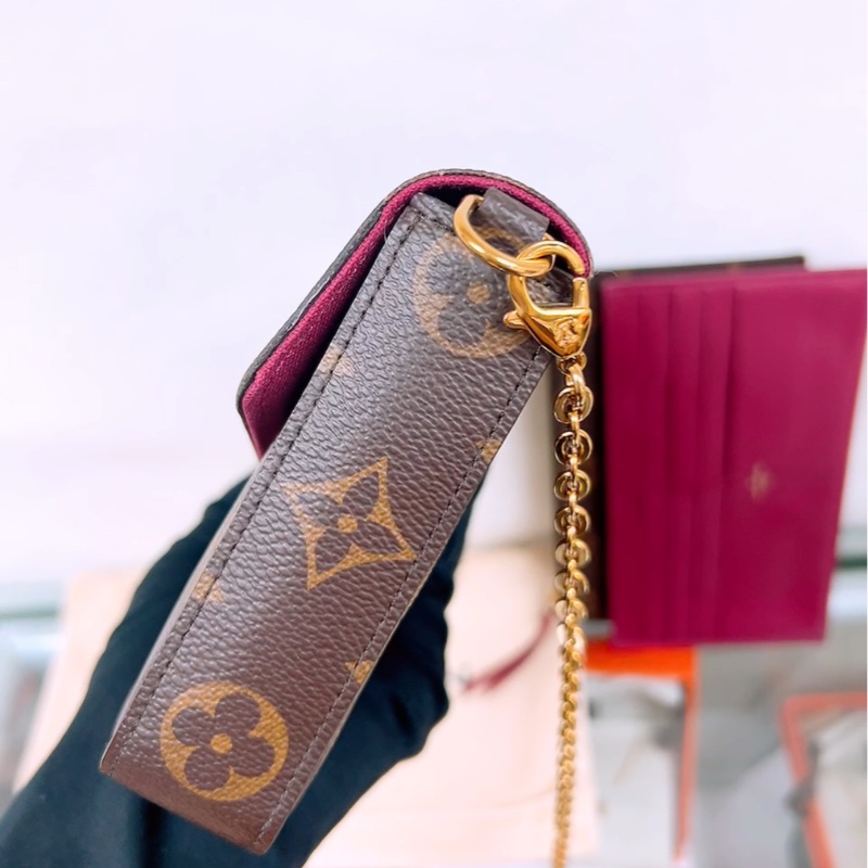 Lv felicie woc 皮夾鏈條包-4