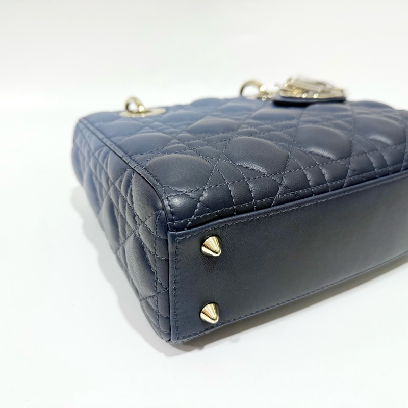 DIOR藍色漸層小號黛妃包M0538ONGE-10