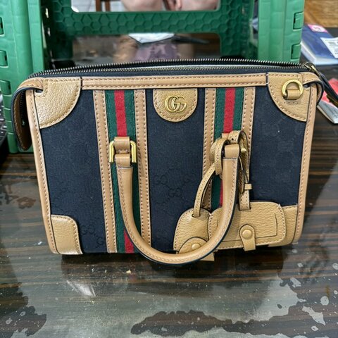 Gucci Double G 手提包 斜背包 附背帶  95新以上 只用過2次
