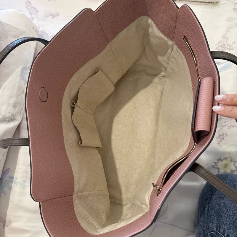 Gucci 牛皮托特包-13