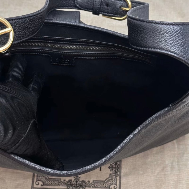 GUCCI 黑金雙G logo hobo包 47*43*3 全新閒置配件塵袋-1