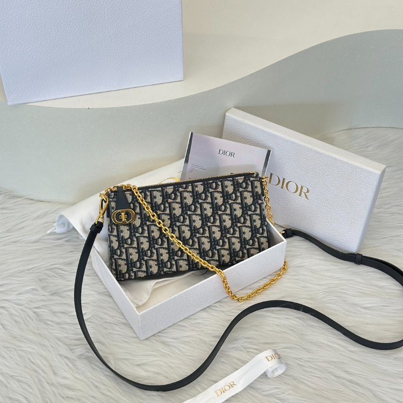 DIOR 30 Montaigne雙肩帶麻將包-7
