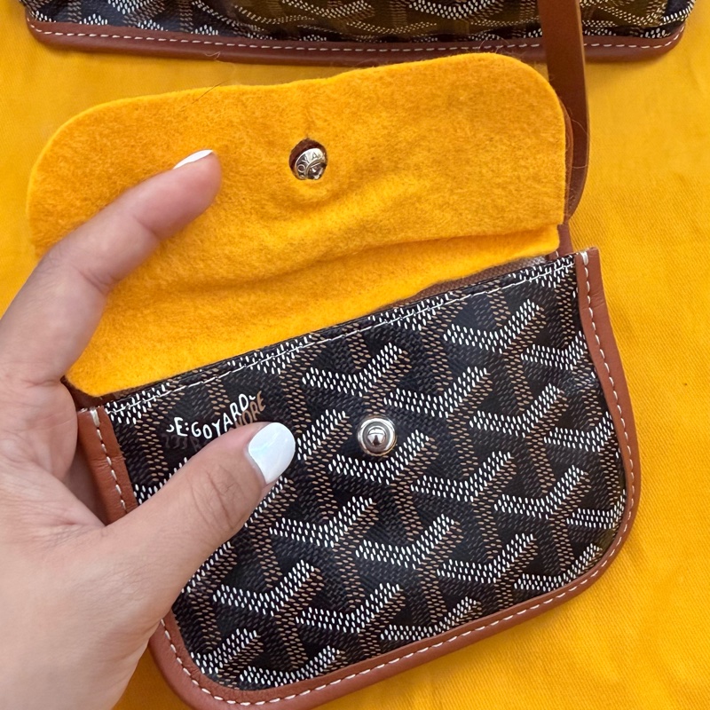 【Goyard 】Anjou Mini tote bag 經典咖啡棕色-6