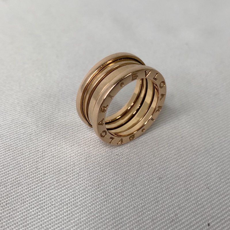 BVLGARI B.ZERO1玫瑰金三環戒指-3