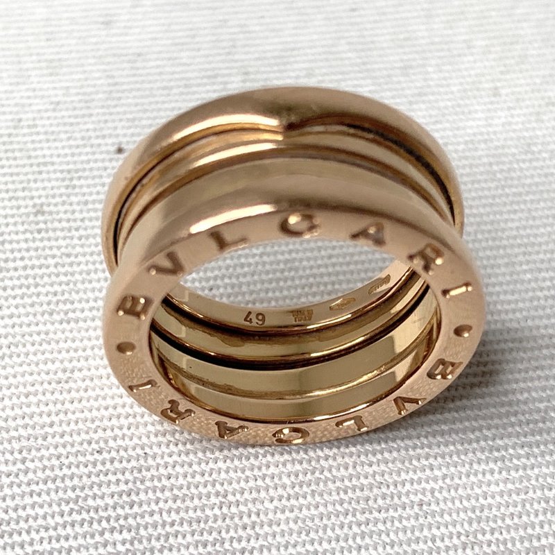 BVLGARI B.ZERO1玫瑰金三環戒指-6