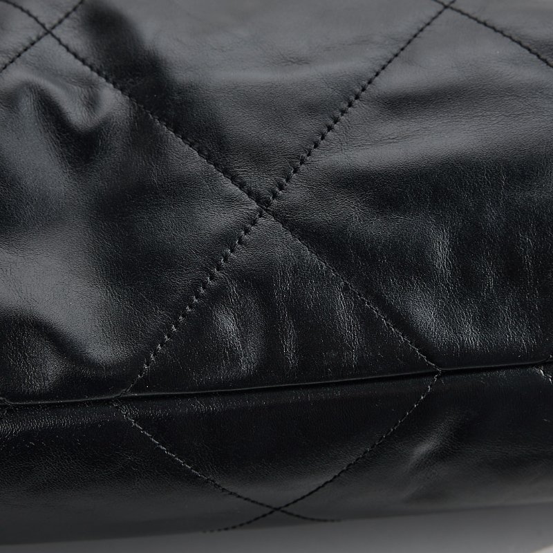 二手Chanel 22bag 中號黑金-13