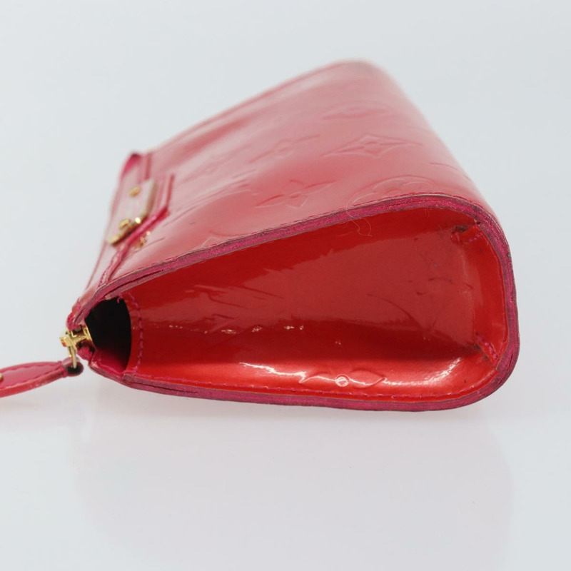 【日本直送】路易威登 Monogram Vernis Trousse 化妝包玫瑰流行 M93647 正品 142964-3