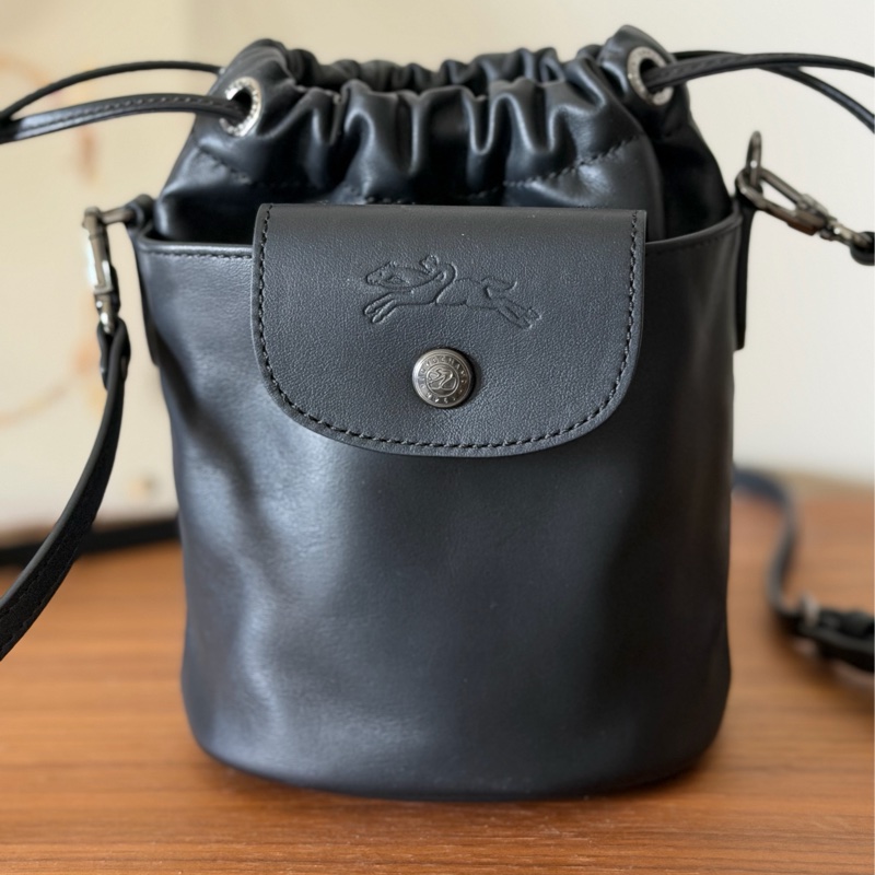 Longchamp LE PLIAGE XTRA 水桶包 XS 黑色-5