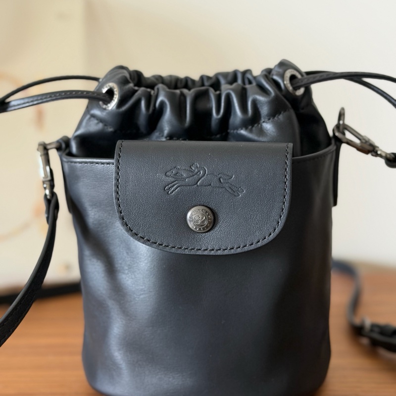Longchamp LE PLIAGE XTRA 水桶包 XS 黑色-5