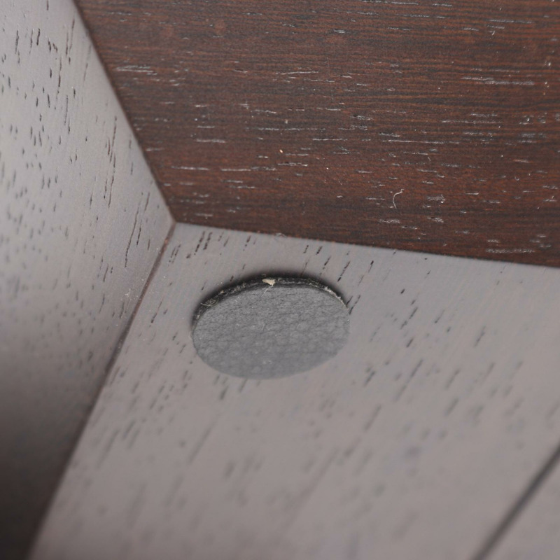 HERMES Vidposh Square Atrium MM 托盤皮革木棕色二手男女通用-7