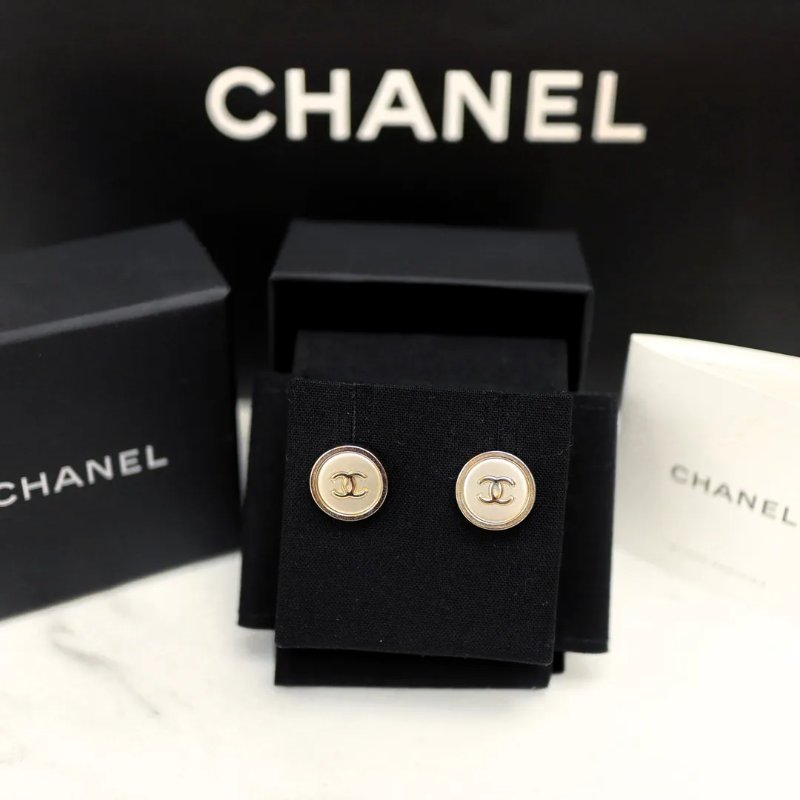 Chanel CC Logo 耳環-1