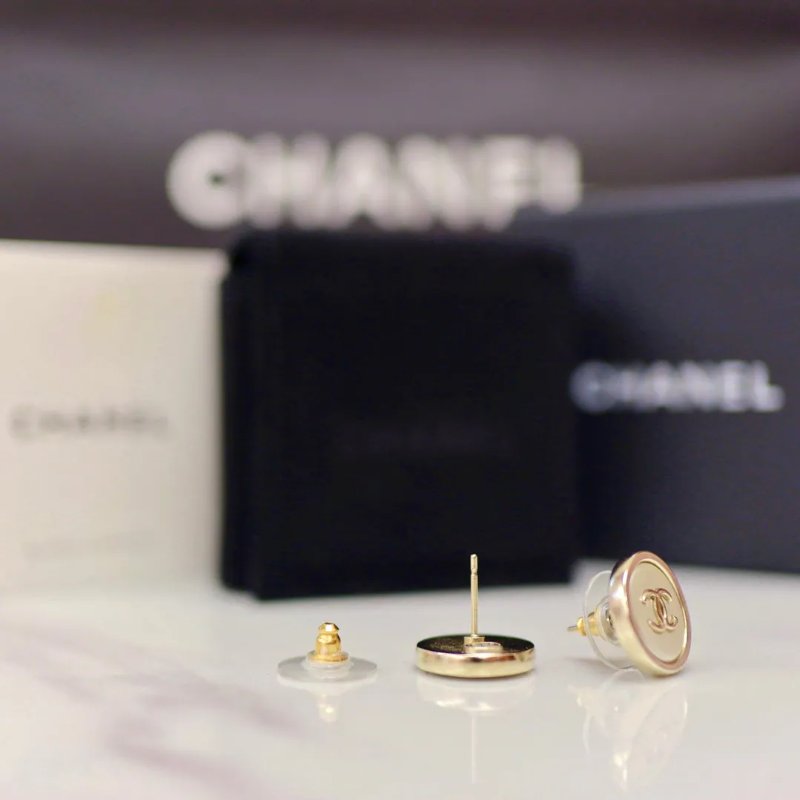 Chanel CC Logo 耳環-11