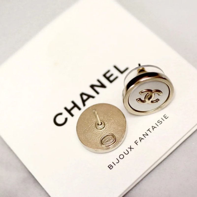 Chanel CC Logo 耳環-14