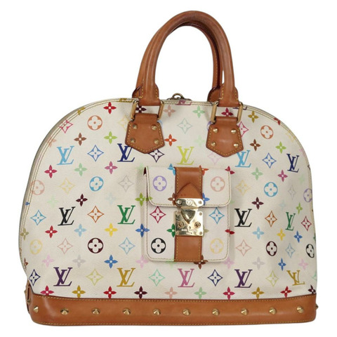 路易威登 Monogram 多色 Alma GM 手提包白色 M40441 LV 授權 141457V