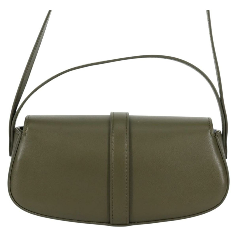 【日本直送】CELINE 肩背包 皮革 卡其色 金色 正品 138086M-1