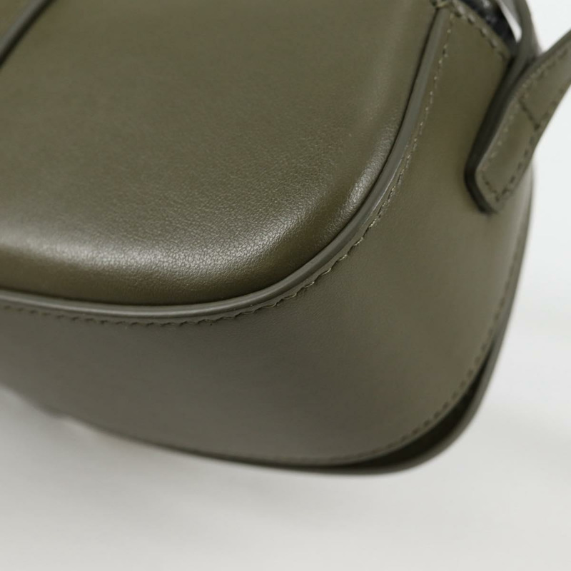 【日本直送】CELINE 肩背包 皮革 卡其色 金色 正品 138086M-16