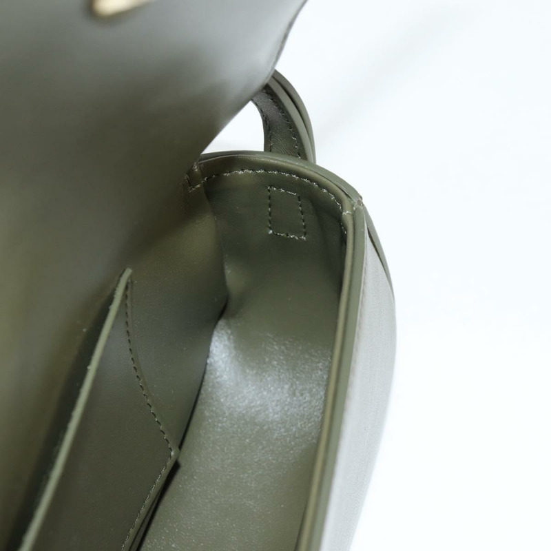 【日本直送】CELINE 肩背包 皮革 卡其色 金色 正品 138086M-20