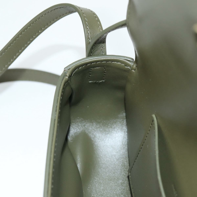 【日本直送】CELINE 肩背包 皮革 卡其色 金色 正品 138086M-21