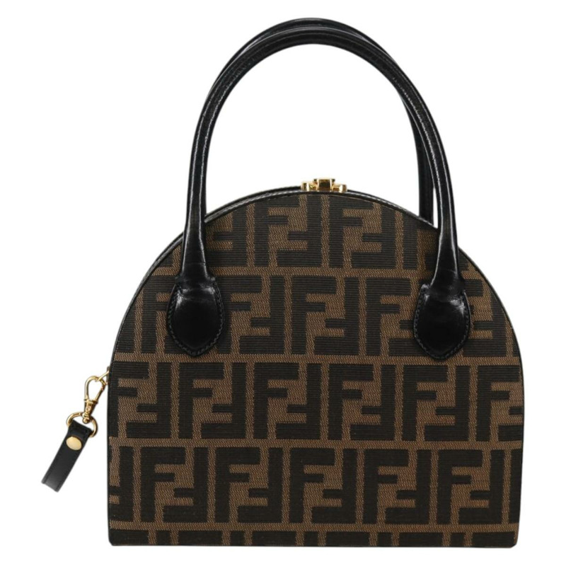 【日本直送】FENDI Zucca 帆布手提包 2 款可選 黑色 棕色 正品 135274V-1