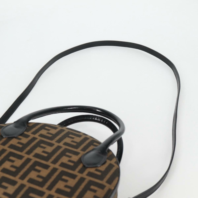 【日本直送】FENDI Zucca 帆布手提包 2 款可選 黑色 棕色 正品 135274V-14