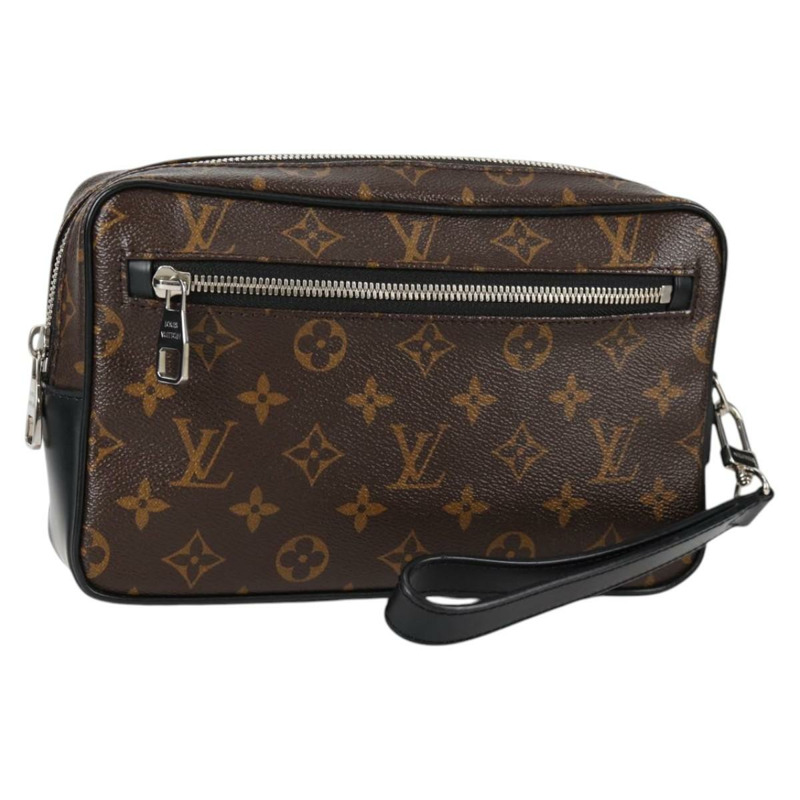 【日本直送】路易威登 Monogram Macassar Pochette Casai 手拿包 M42838 LV 正品 135271M-0