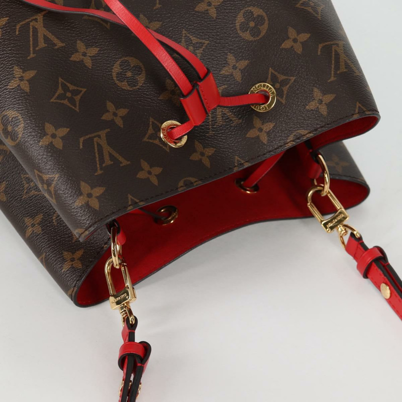 【日本直送】路易威登 Monogram Neonoe 肩背包 紅色 M44021 LV 授權 135298M-5