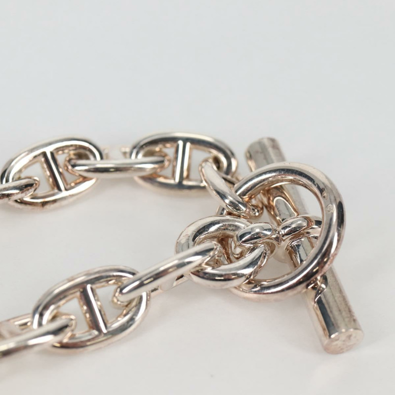 【日本直送】HERMES Chaine d'Ancre MM 手鍊 Ag925 14 鏈節銀正品 134934M-3