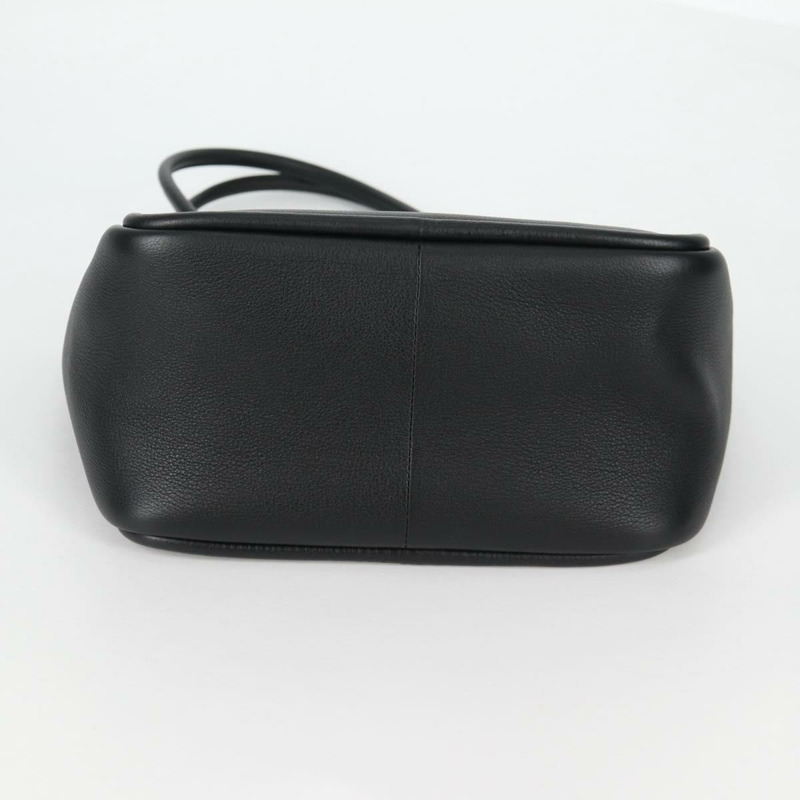 【日本直送】PRADA 手提包 皮革 黑金色 正品 134861M-4