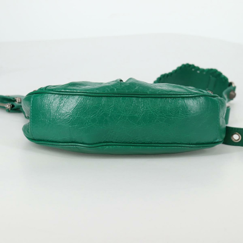 【日本直送】BALENCIAGA Le Cagole XS 單肩包 皮革 2way 綠色 671309 正品 134862M-4