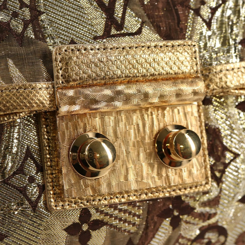 【日本直送】路易威登 Monogram 錦緞 Tari 手拿包 金色 M93142 LV 授權 134873V-16