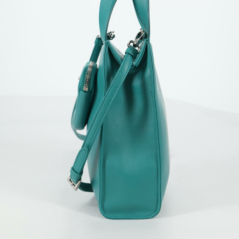 【日本直送】PRADA 手提包 皮革 2 款可選 綠色 銀色 正品 135405M-2