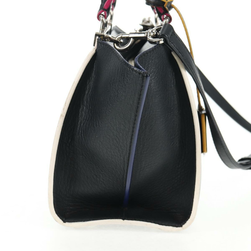 【日本直送】FENDI Petite To Jules 手提包 皮革 2 款 黑色 銀色 正品 141156V-3