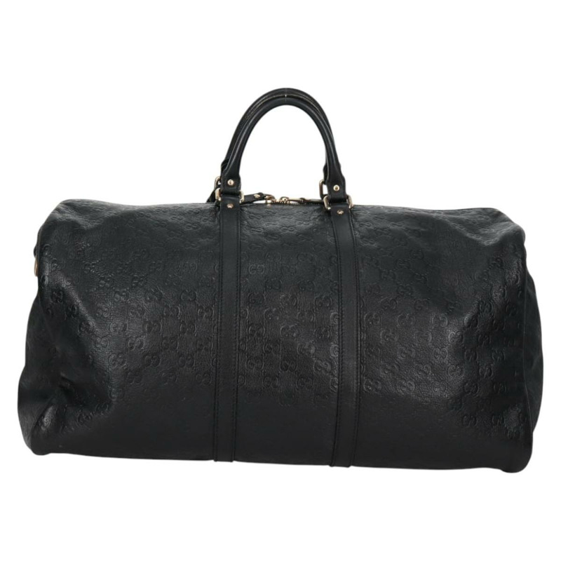 【日本直送】GUCCI GG 帆布 Guccissima 波士頓包 皮革 黑金色 206500 正品 141974V-1