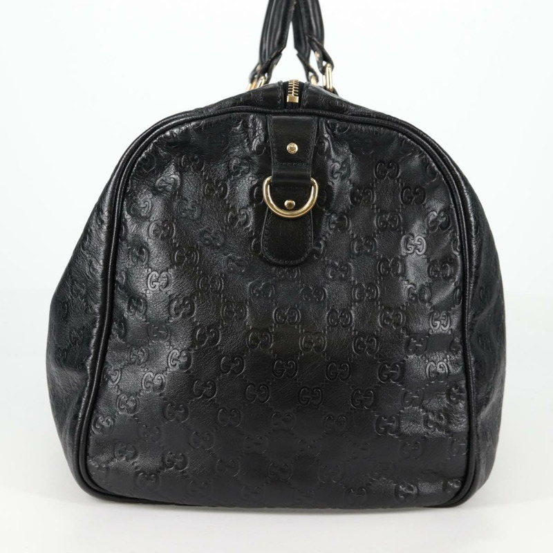 【日本直送】GUCCI GG 帆布 Guccissima 波士頓包 皮革 黑金色 206500 正品 141974V-3