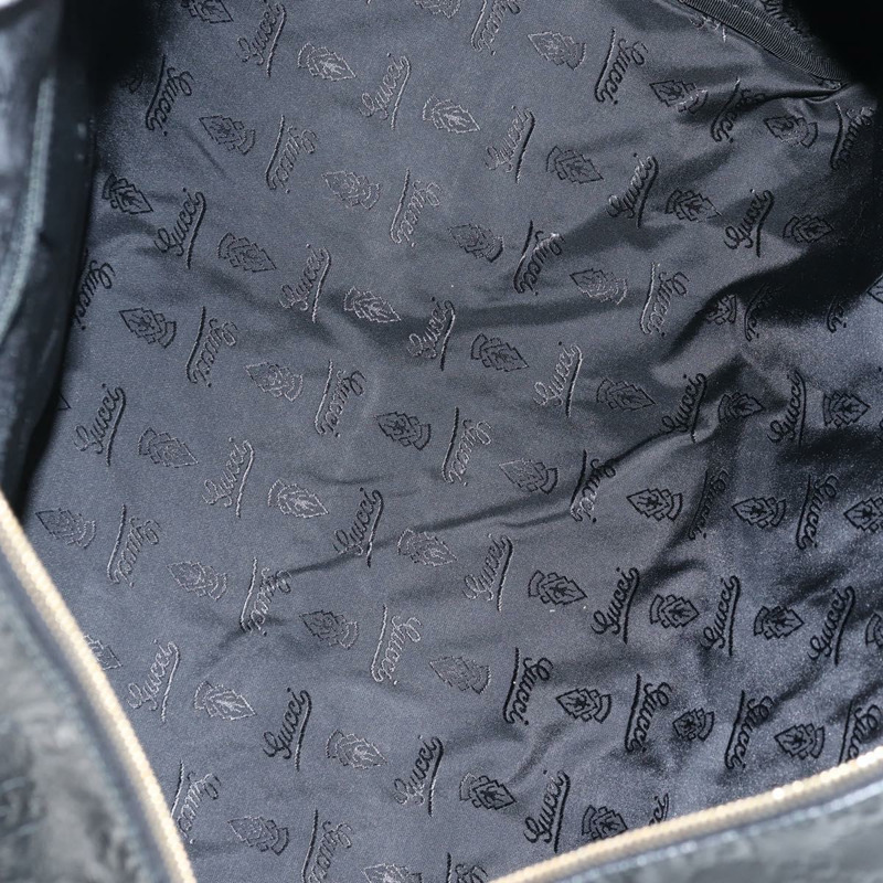 【日本直送】GUCCI GG 帆布 Guccissima 波士頓包 皮革 黑金色 206500 正品 141974V-10