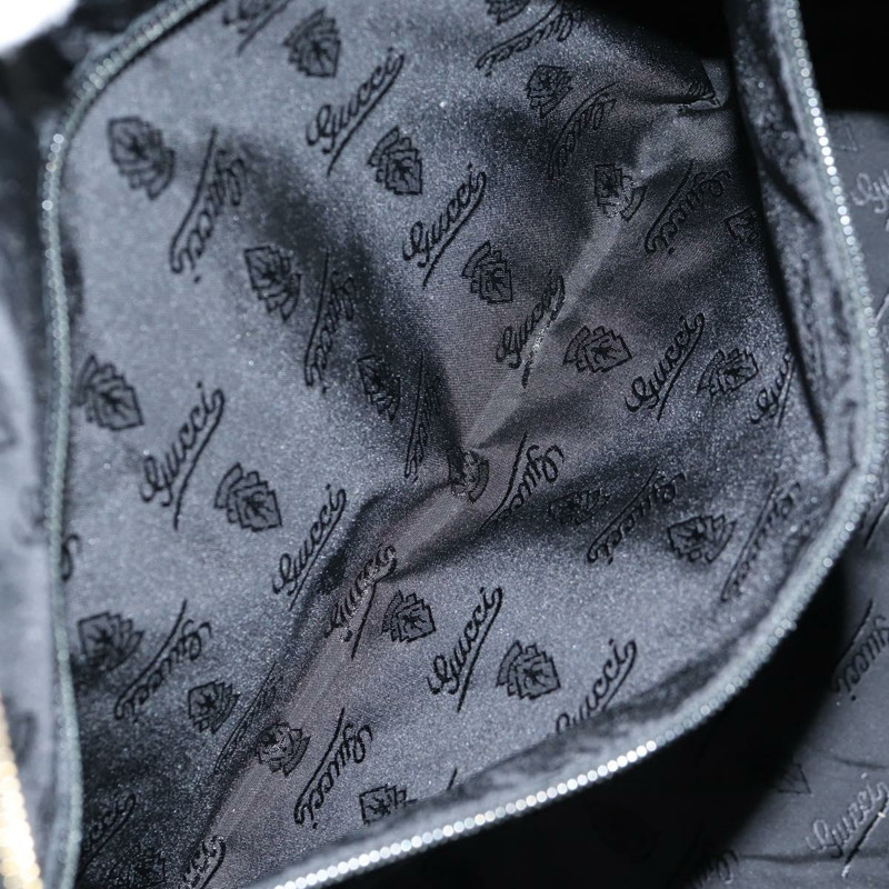 【日本直送】GUCCI GG 帆布 Guccissima 波士頓包 皮革 黑金色 206500 正品 141974V-22