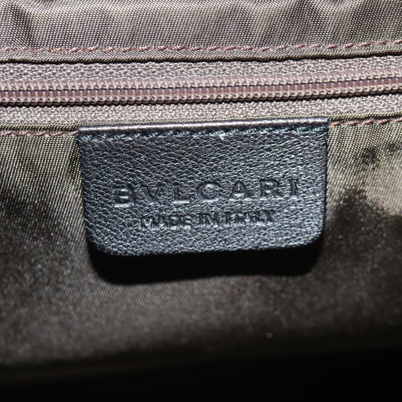 【日本直送】BVLGARI 肩背包 皮革 黑金 正品 142010V-22