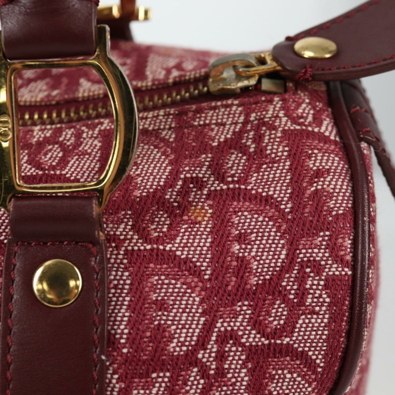 【日本直送】Christian Dior Trotter 帆布波士頓包 紅金 正品 142678V-2